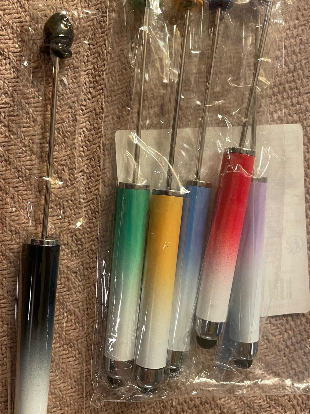 NEW Ombre Beadable Stylus DIY Blank - Choose Color